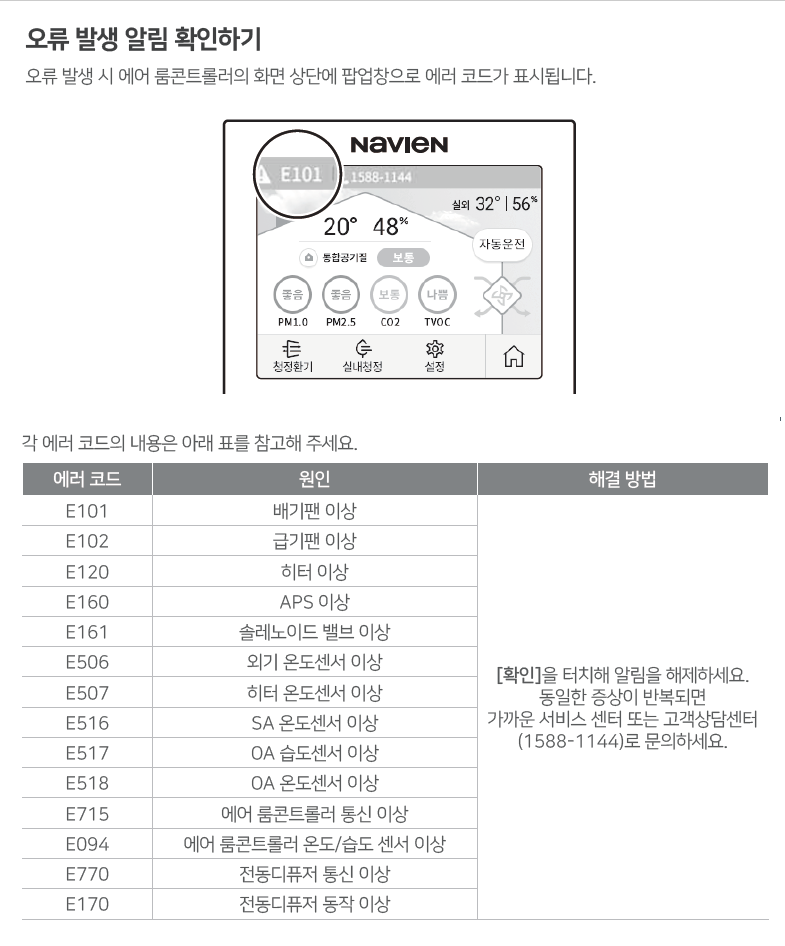 오류 발생 알림 확인하기