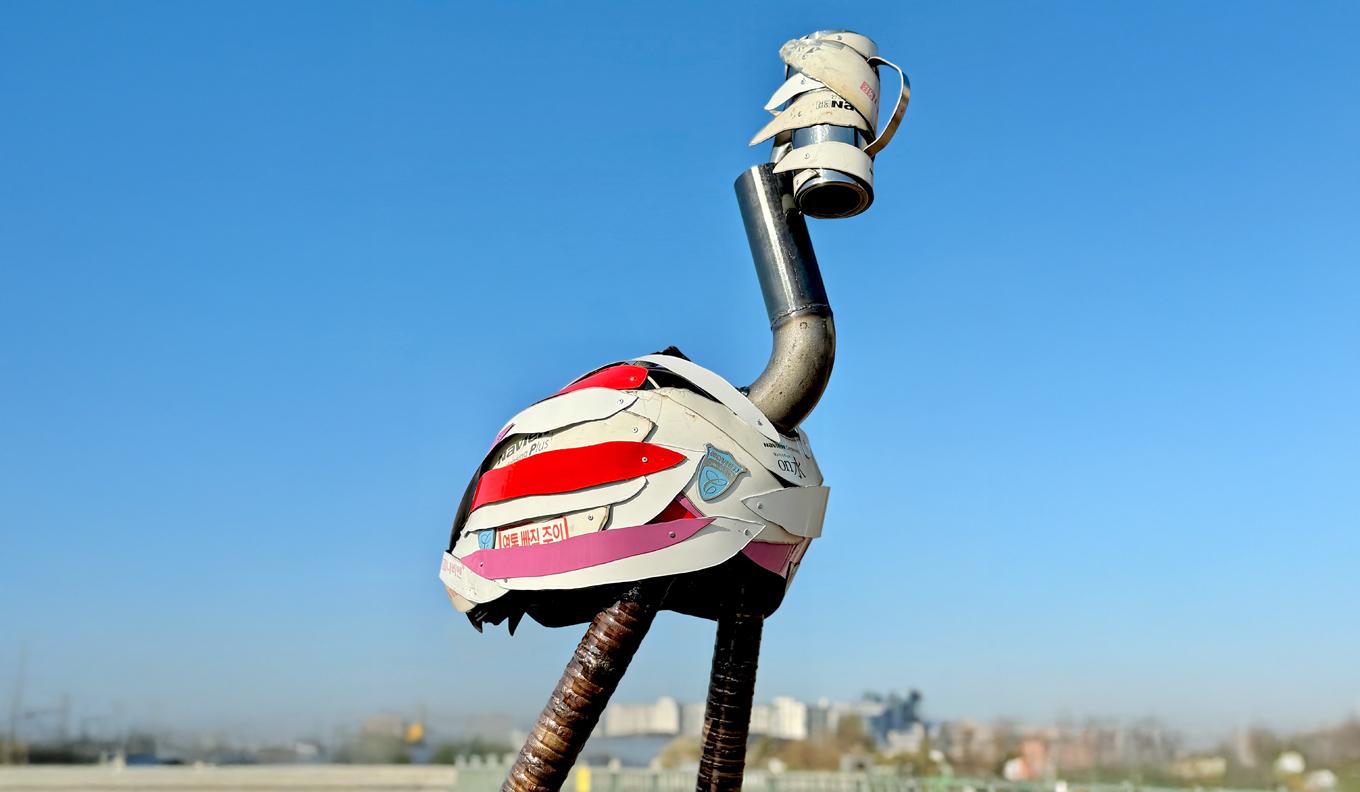 경동나비엔, 서울새활용플라자와 업사이클링 작품 전시…”폐보일러 60대의 재탄생”