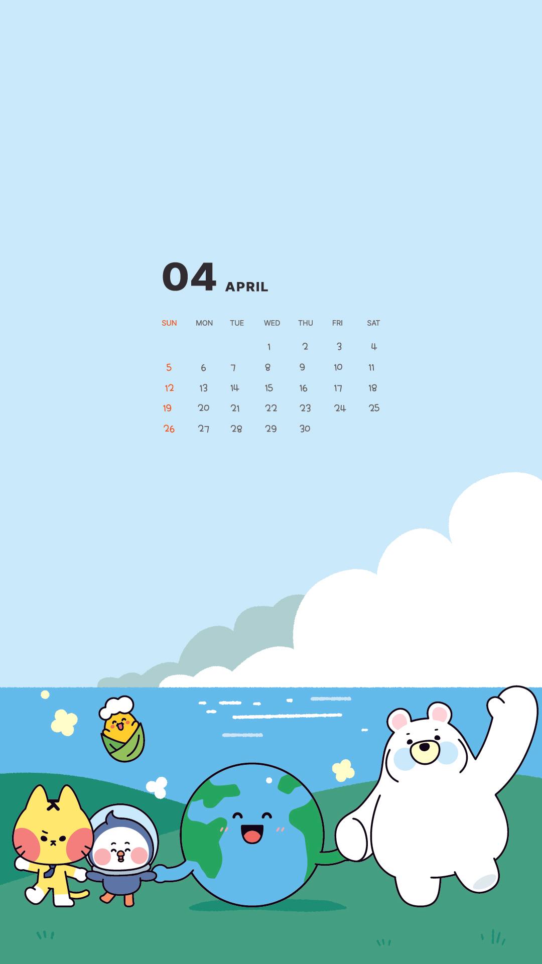 2026년 4월 KDZ 월페이퍼